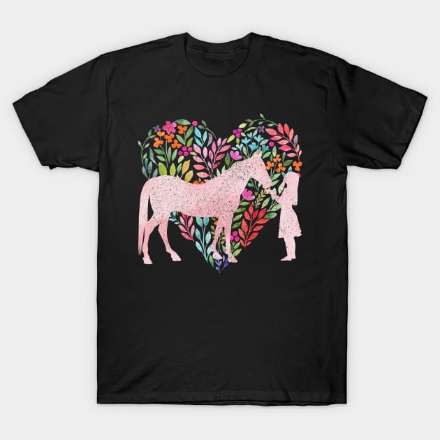 Horse Girl T-Shirt by Jay Diloy